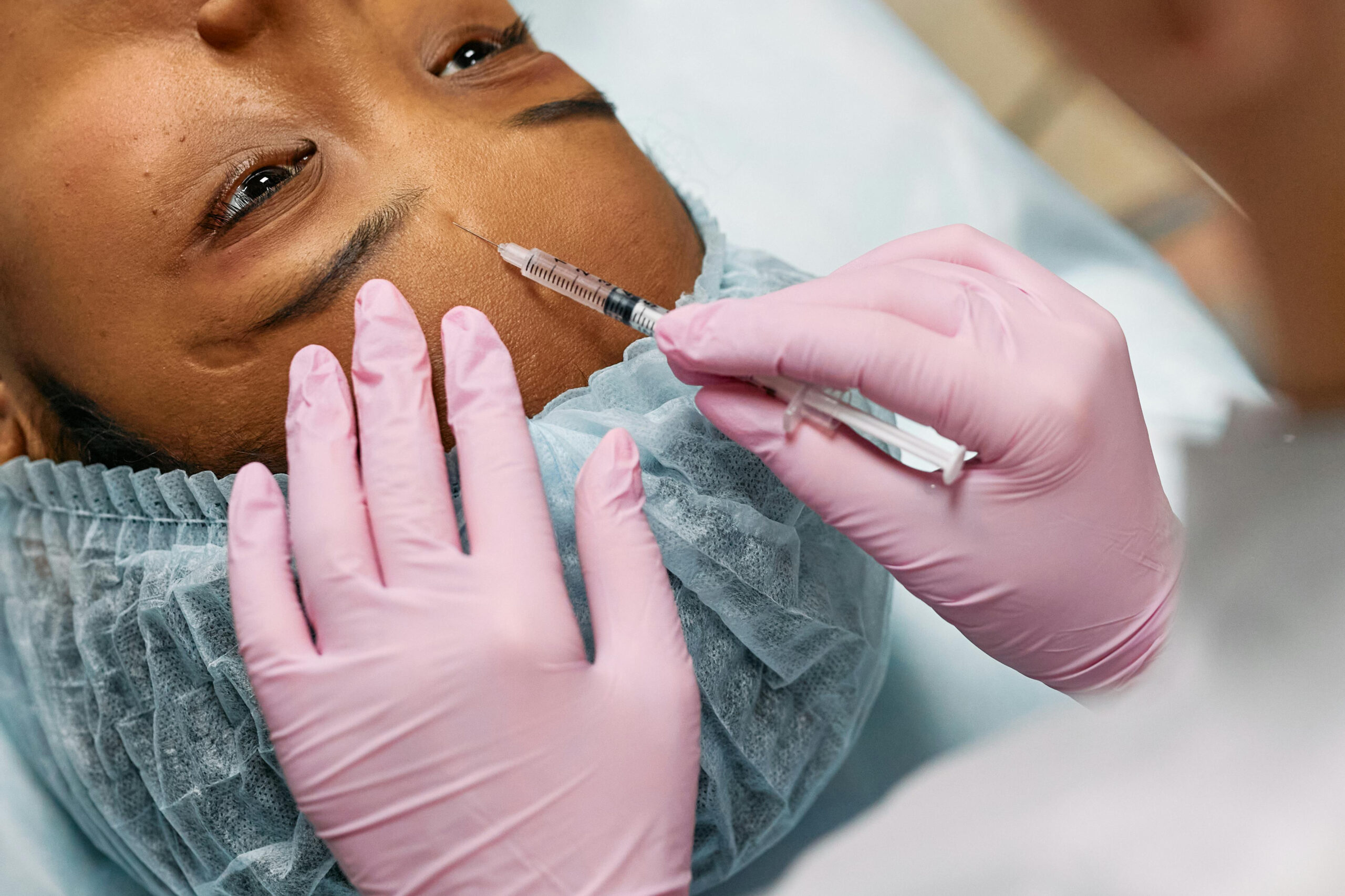 Woman receiving FDA-Approved Botox Procedure